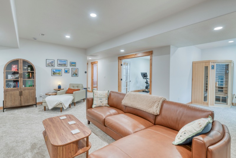 Basement Living Room Construction