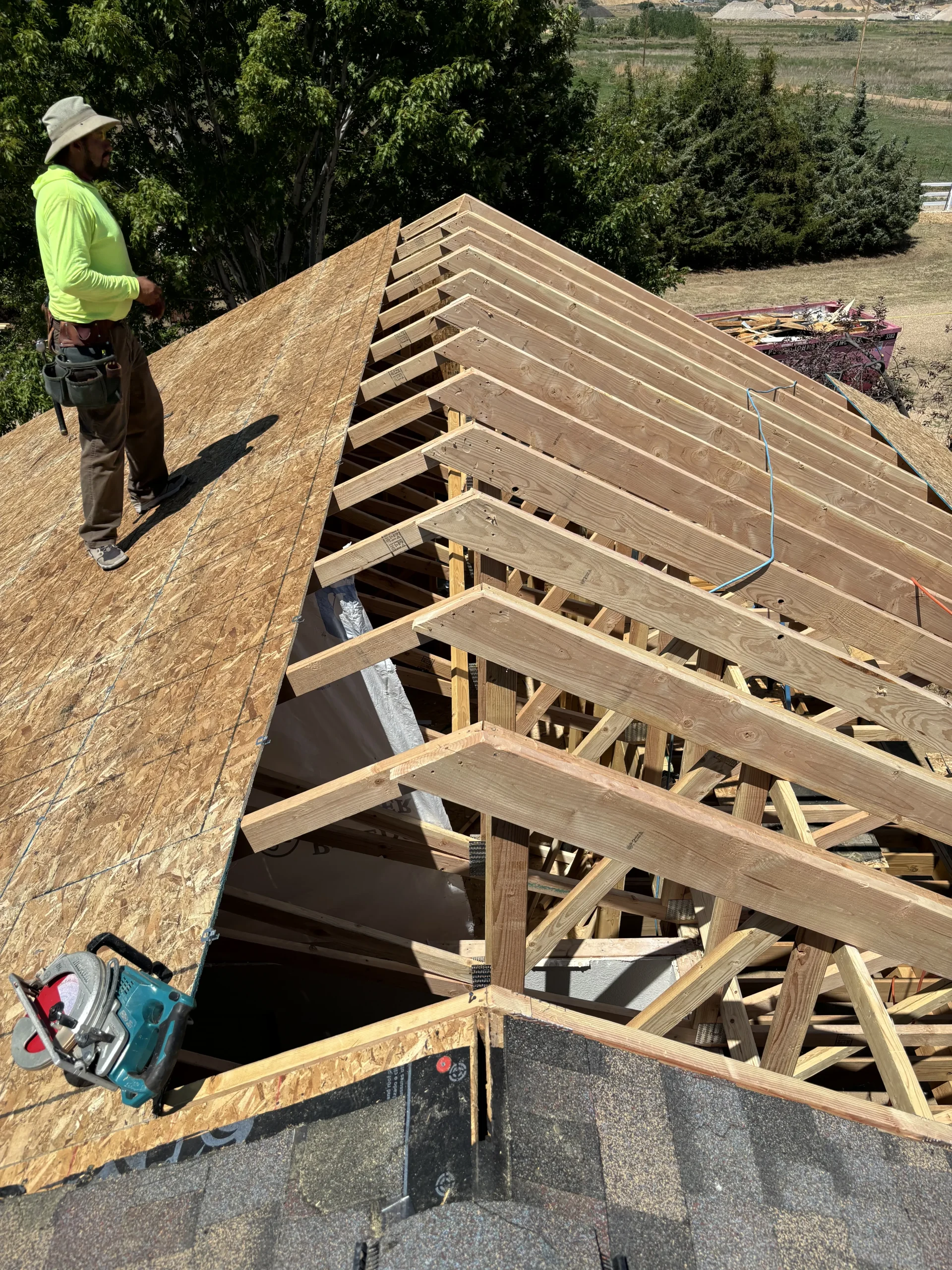 Framing (Addition) in Severance, CO — project by Lefort Built