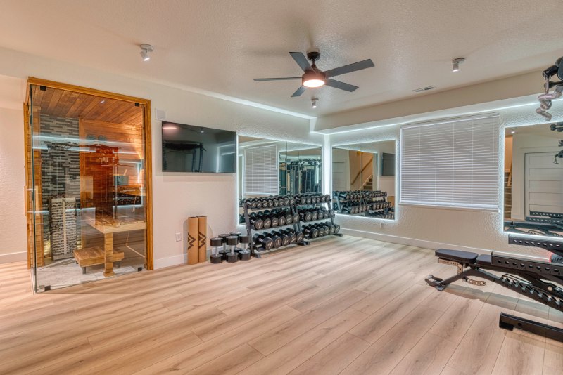Complete Basement Gym Room Remodeling