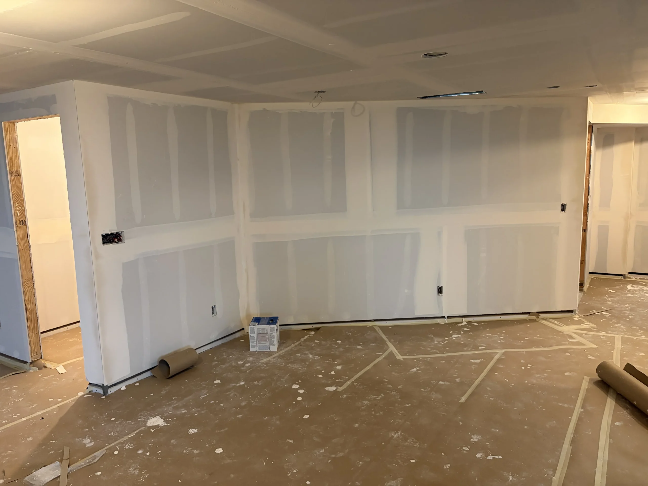 Basement Drywall in Berthoud, CO — project by Lefort Built